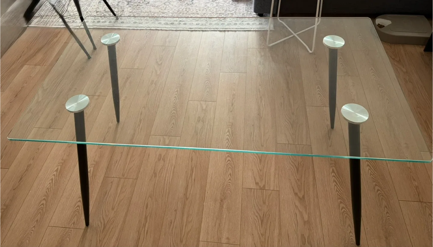Glass Top Dining Table image indicator(2)