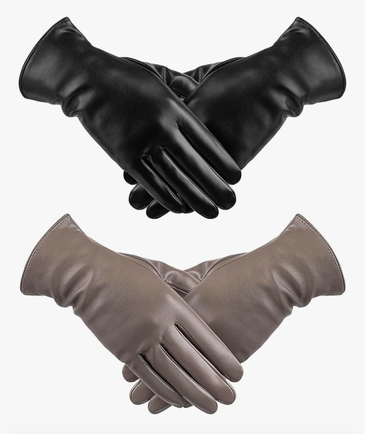 TOSWAKE Winter Warm Arm Gloves - Black/Khaki - M