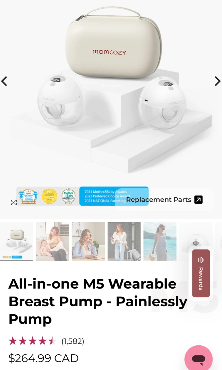 BRAND NEW IN BOX - Momcozy M5 Wearable Breast Pump