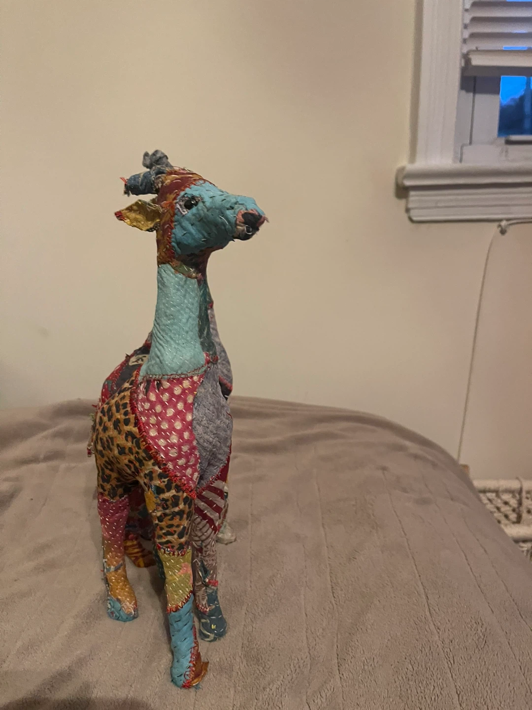 Handmade Stuffed Giraffe Decor - photo 3