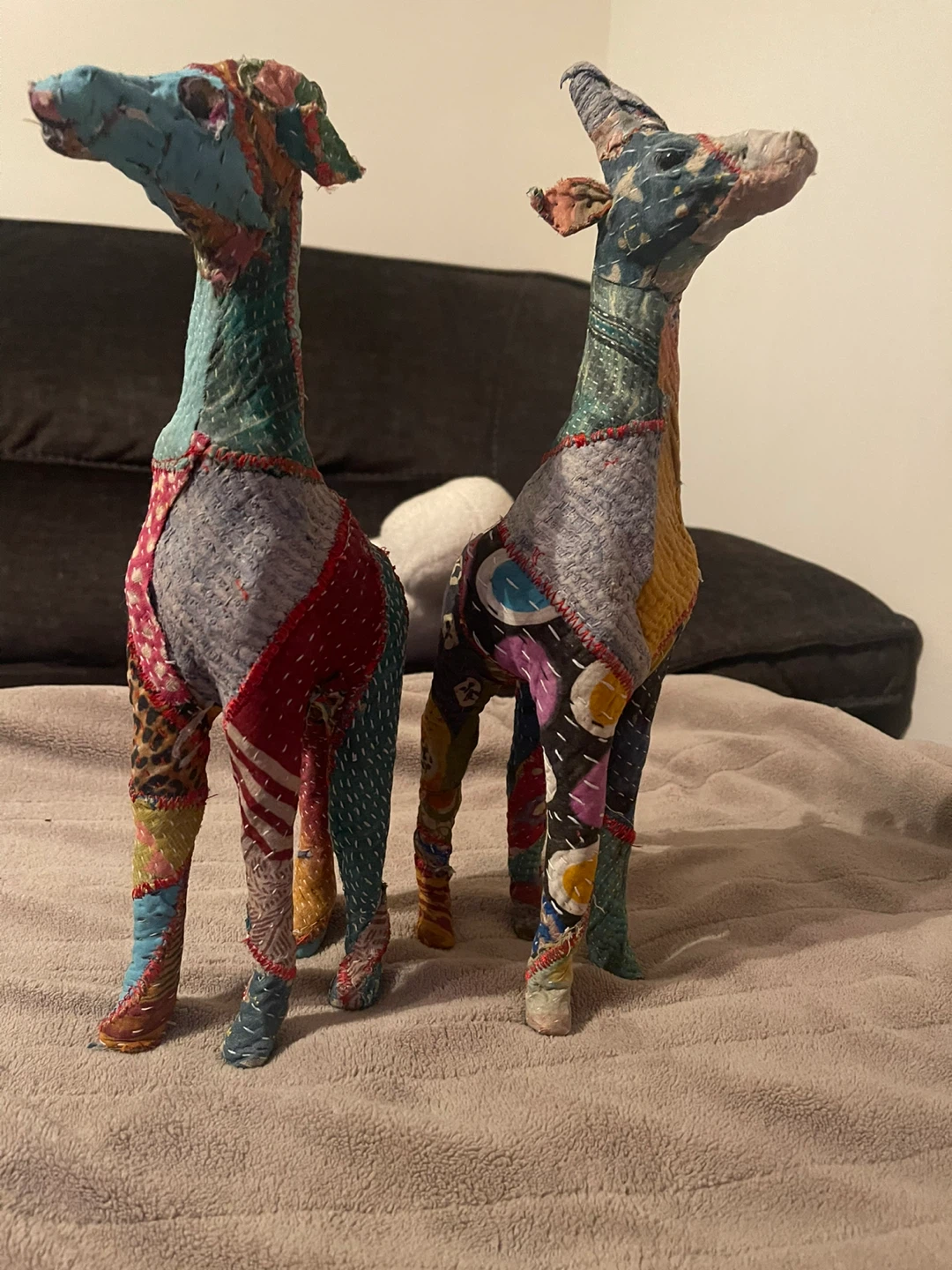 Handmade Stuffed Giraffe Decor