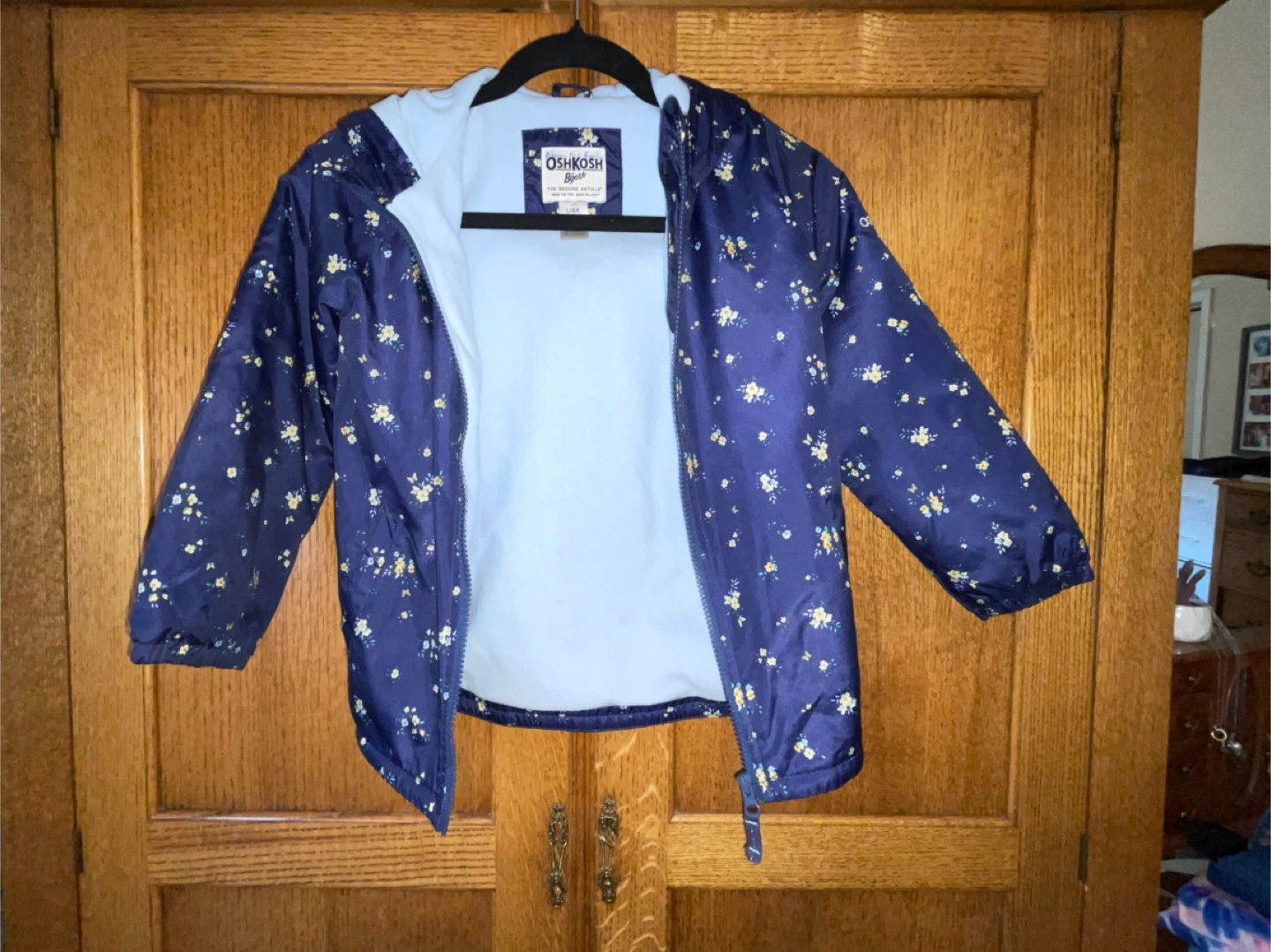 Oshkosh girls blue jacket. 6X - photo 2