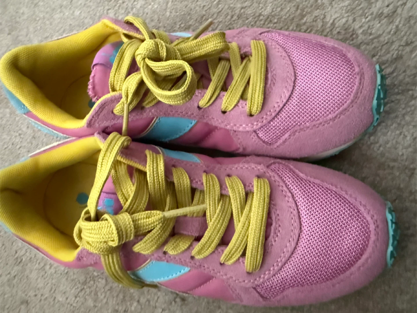Diadora Pink/Blue Sneakers - Size 5 - photo 2