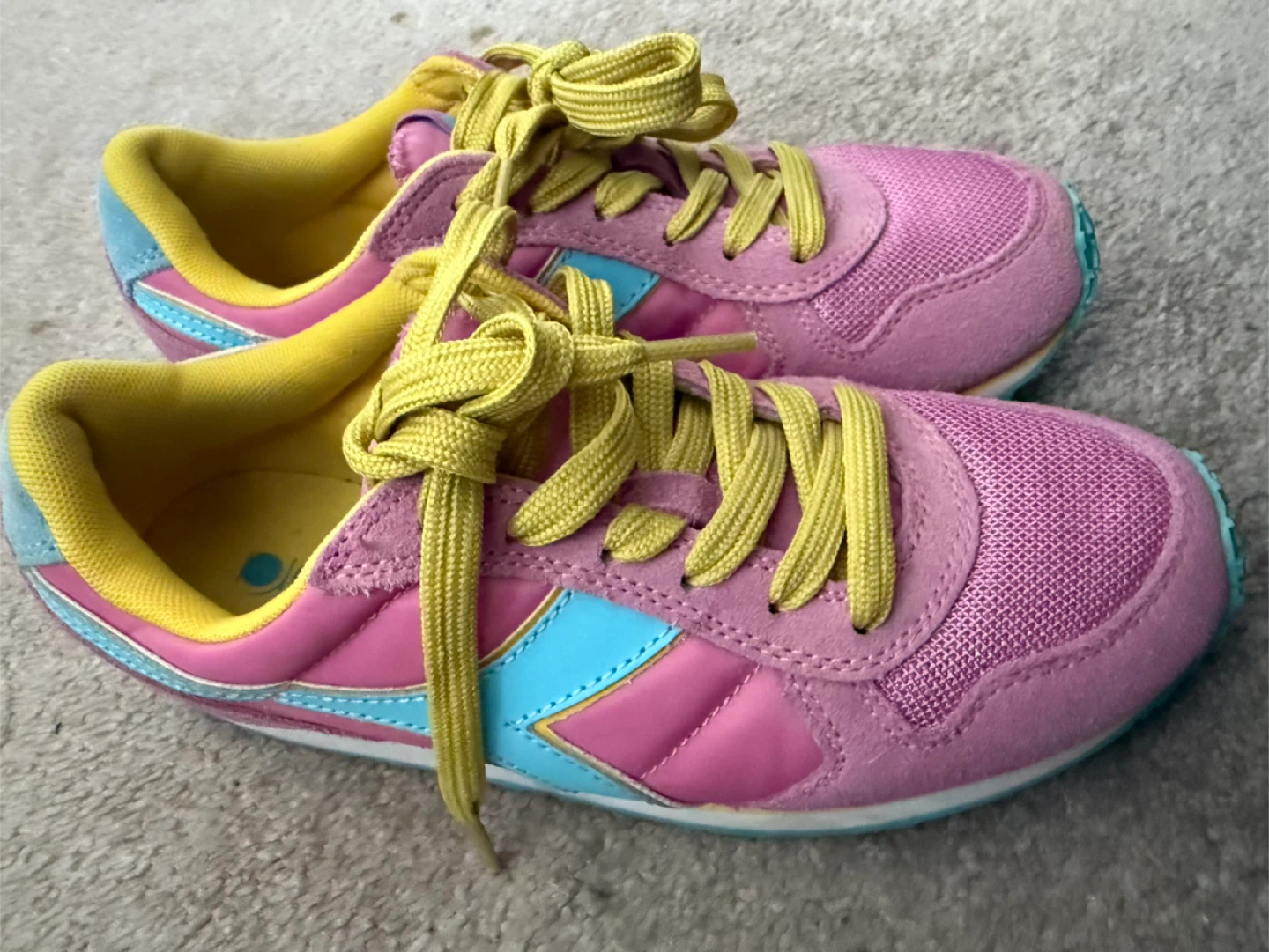 Diadora Pink/Blue Sneakers - Size 5