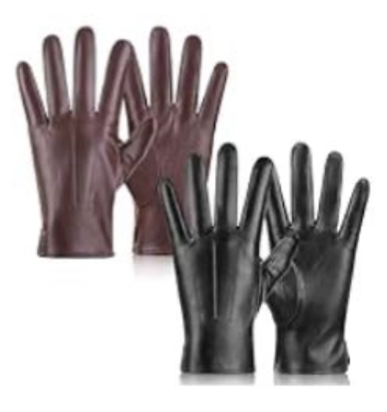 Leather Touchscreen Gloves