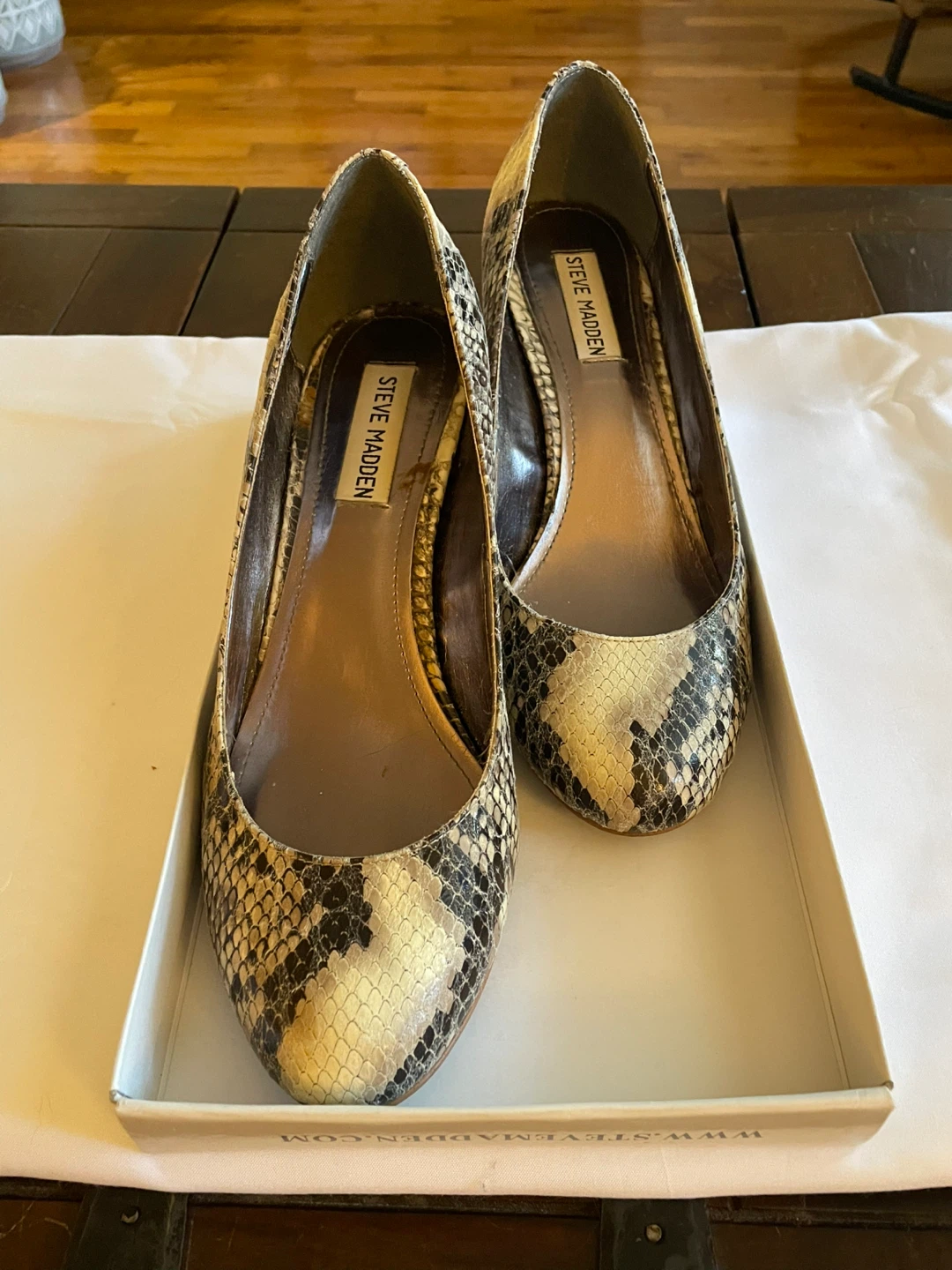 Steve Madden Snakeskin Heels