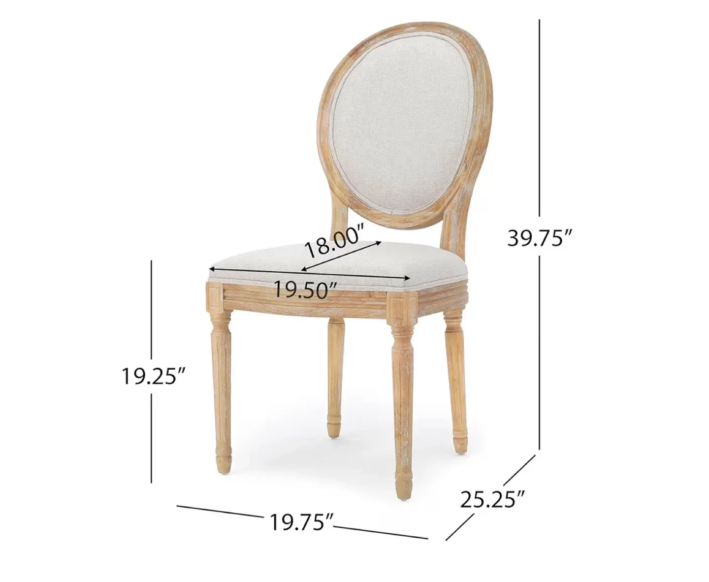 Set of 2 Louis XVI Dining Chairs image indicator(3)