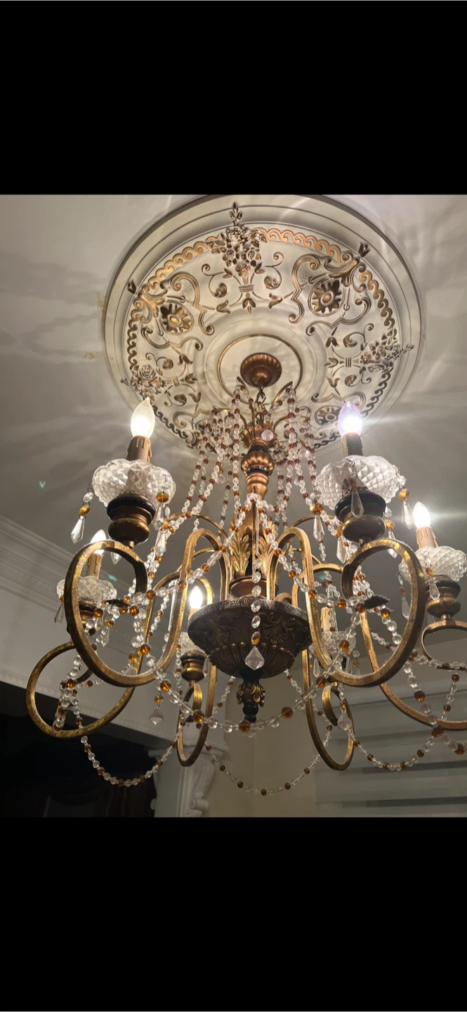 Chandelier higher quality $190, Assorted Furniture & Decor - photo 2