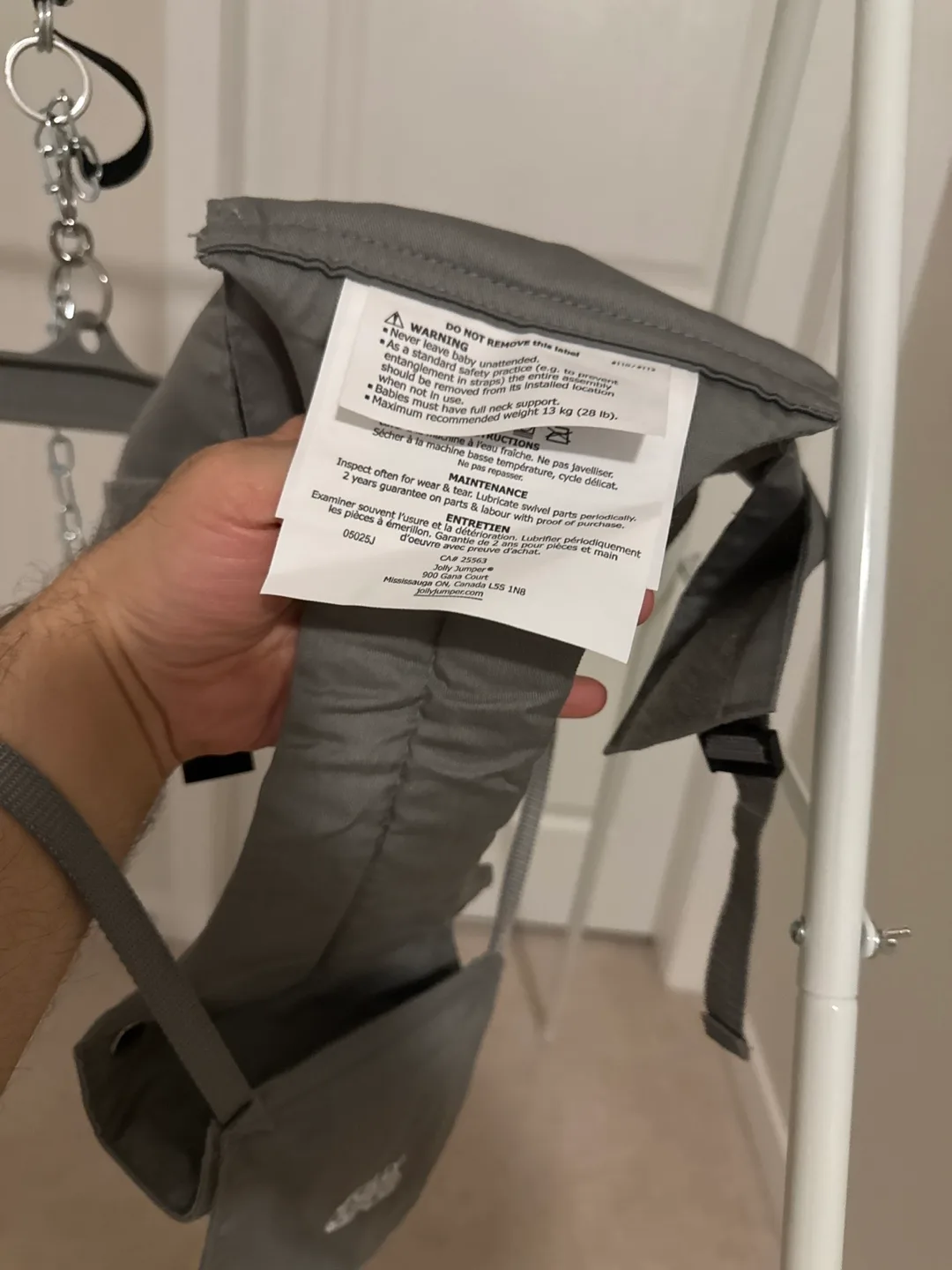 Jolly Jumper (Grey Saddle) – Like Brand New | Only Used 3 Times image indicator(6)