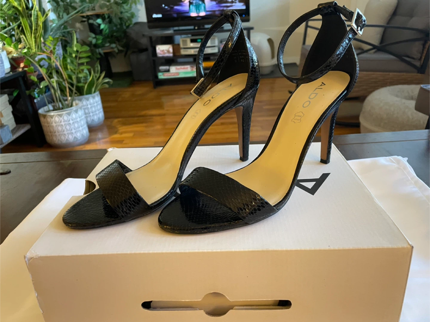 ALDO Ibenama Black Heels, Size 9 - photo 4