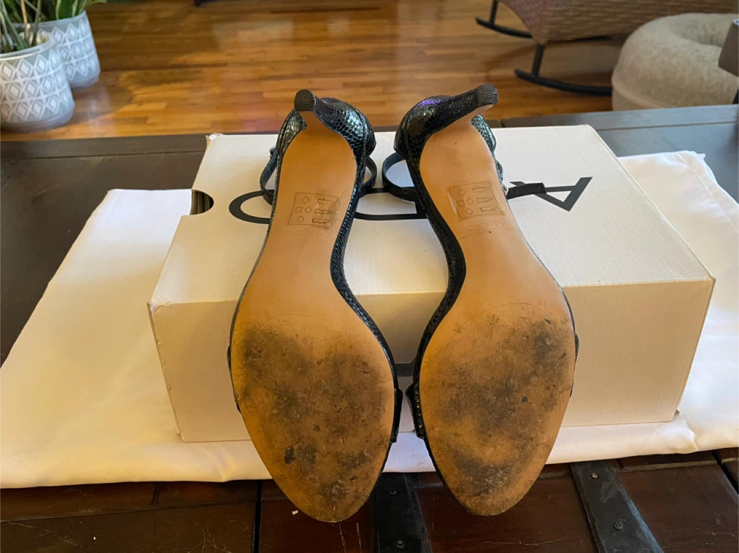 ALDO Ibenama Black Heels, Size 9 - photo 5