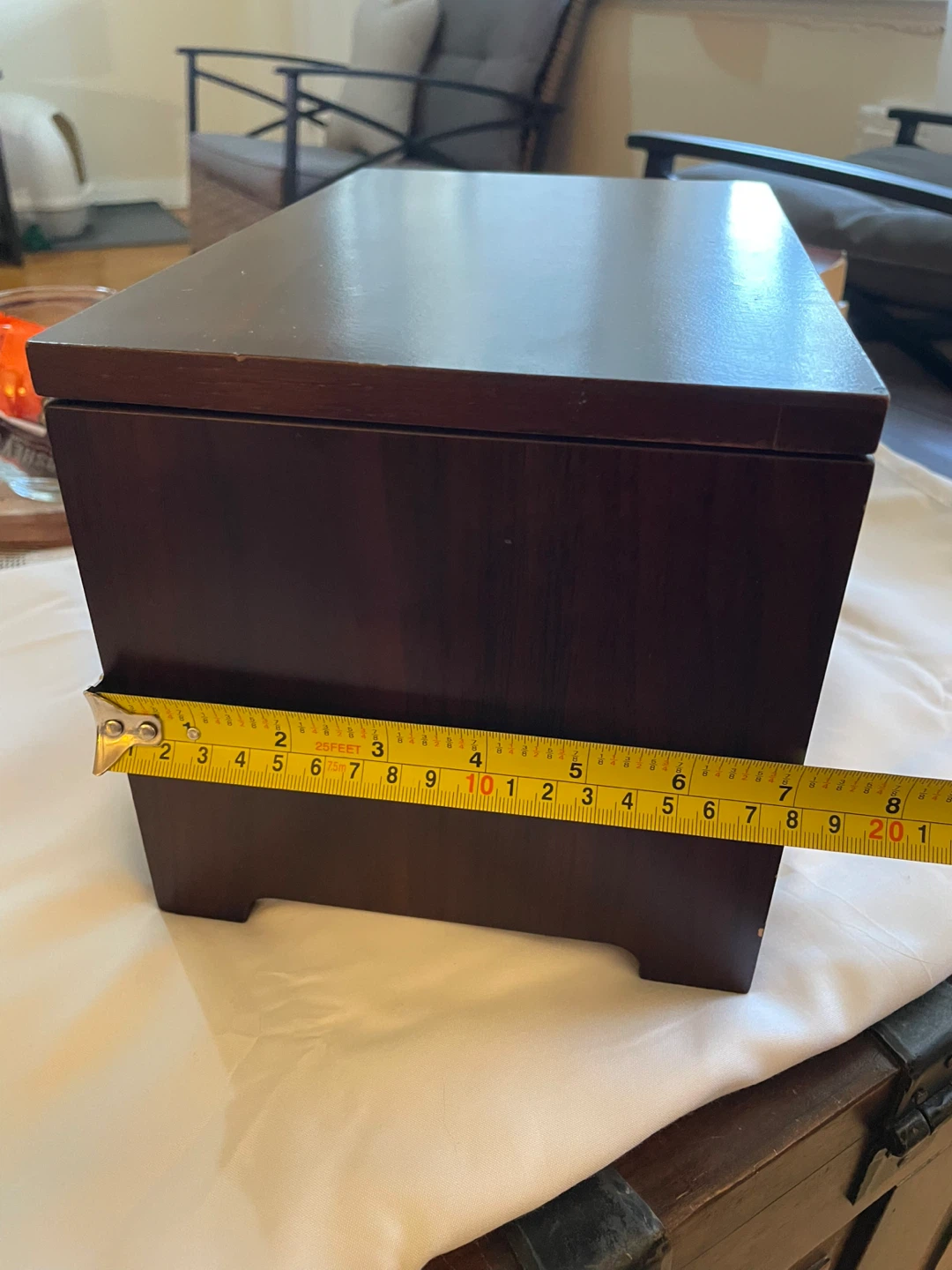 Wooden Jewelry Box with Mirror - photo 5