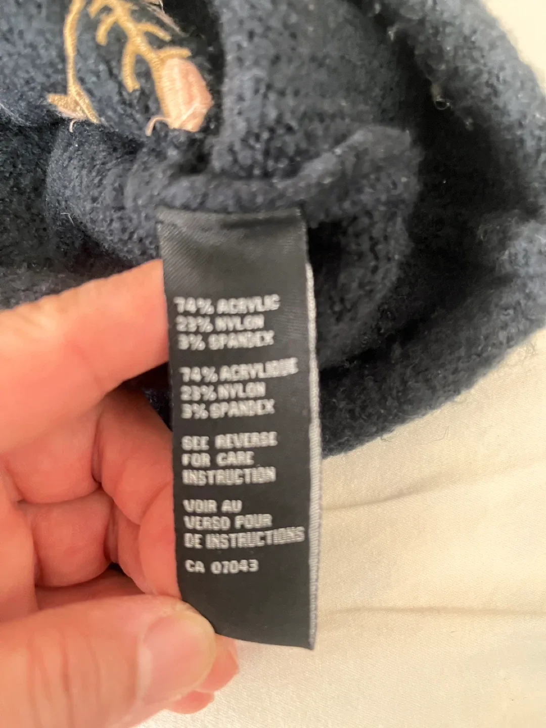 Cliché Black Floral Embroidered Sweater - XL image indicator(3)