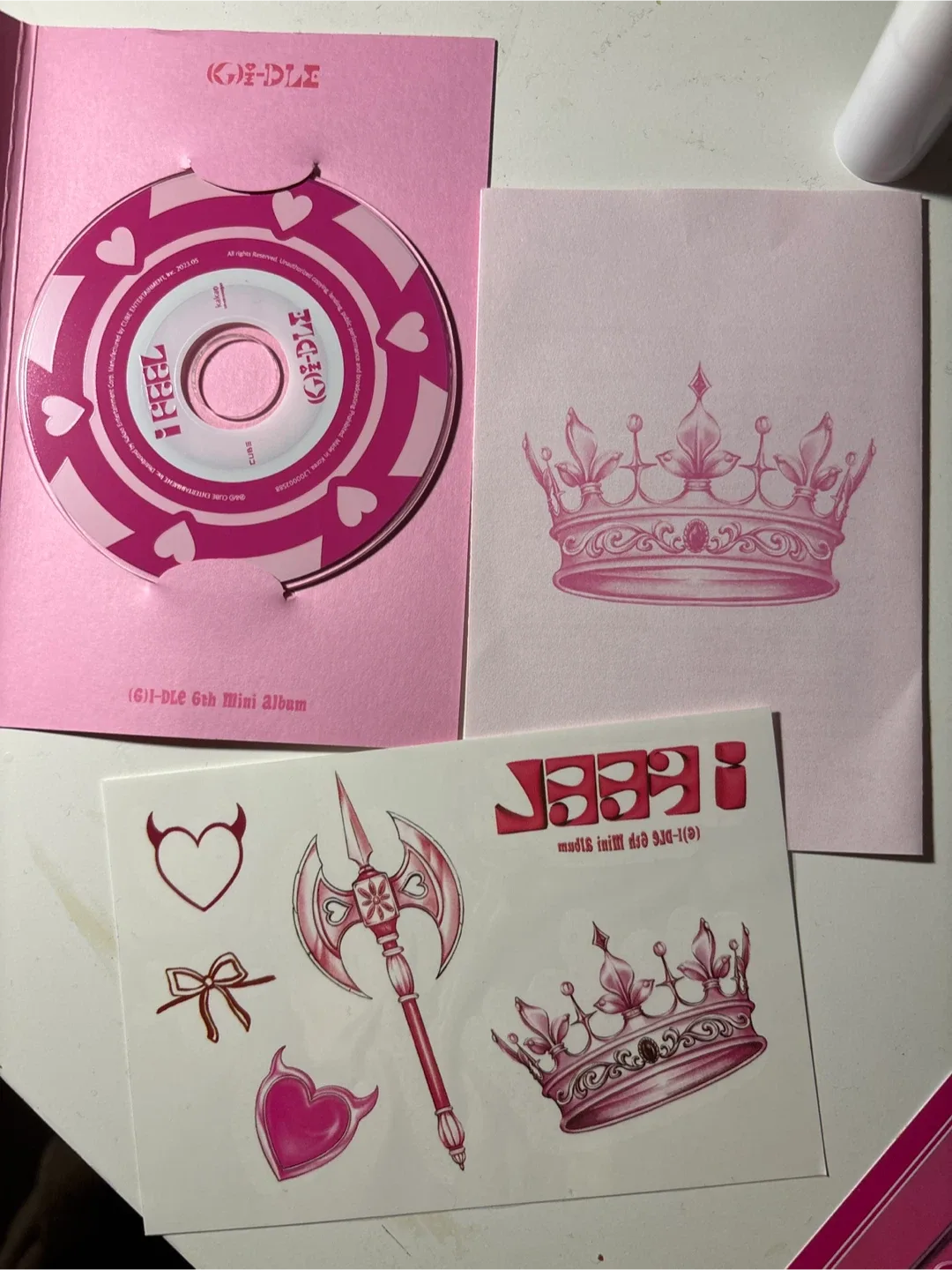 (G)I-DLE 6th Mini Album - I feel image indicator(2)