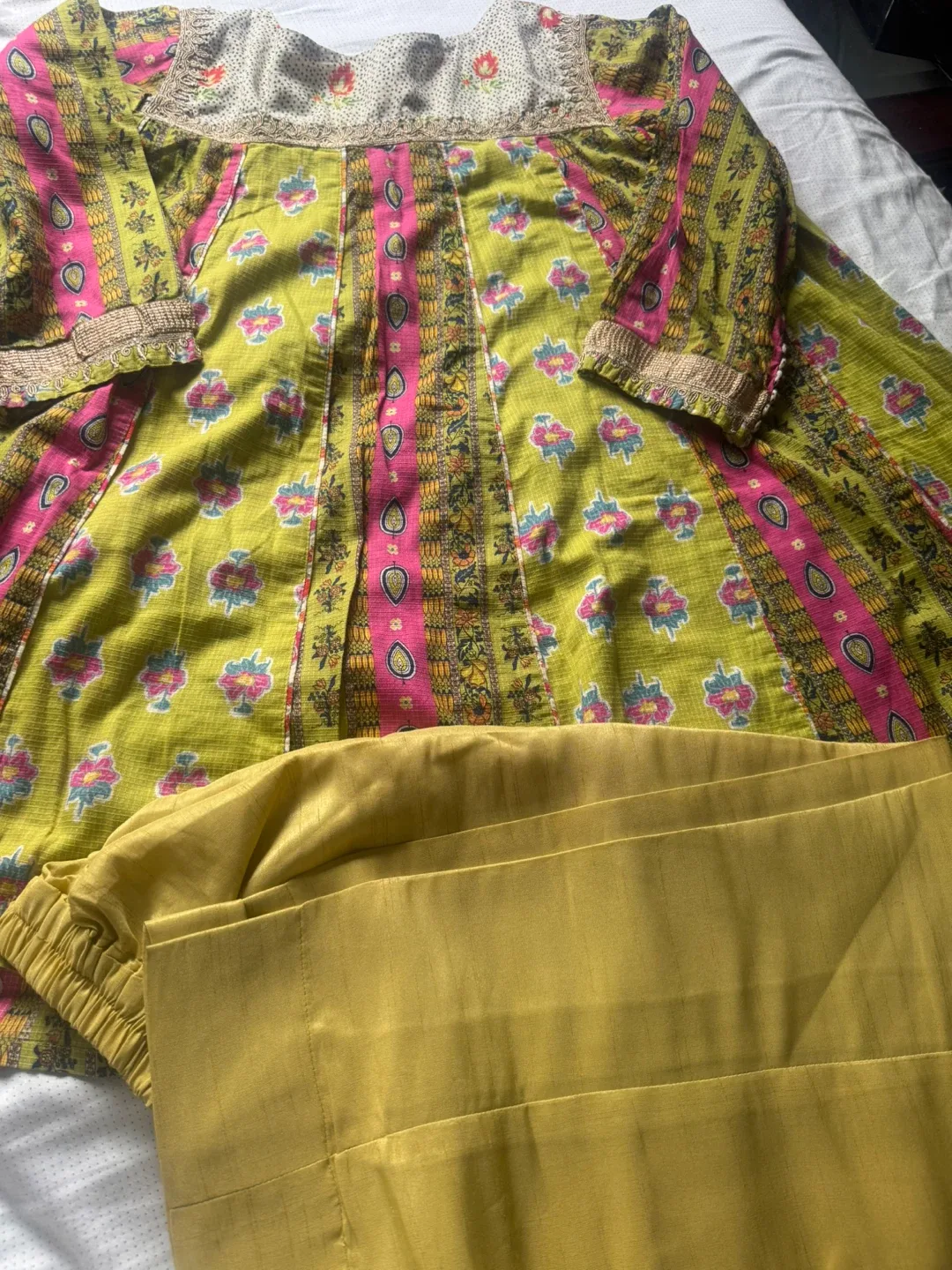 Generation 2pcs Floral Print Shirt with Pants image indicator(2)