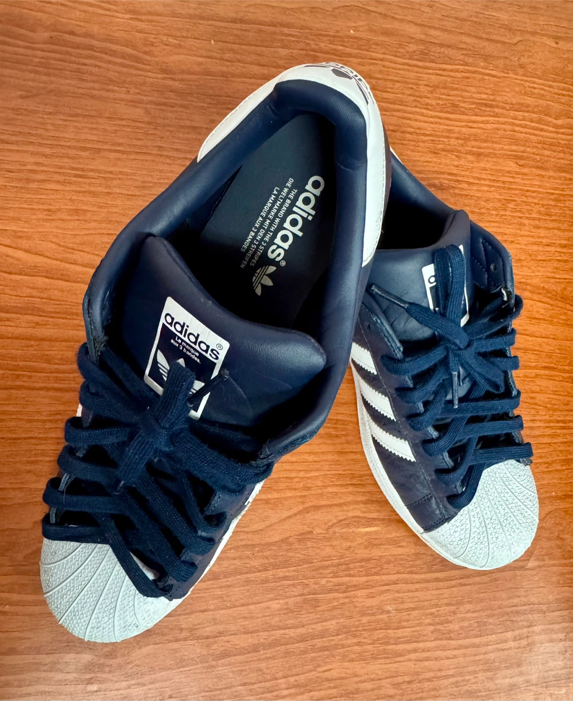 Adidas Superstar Navy Blue Sneakers