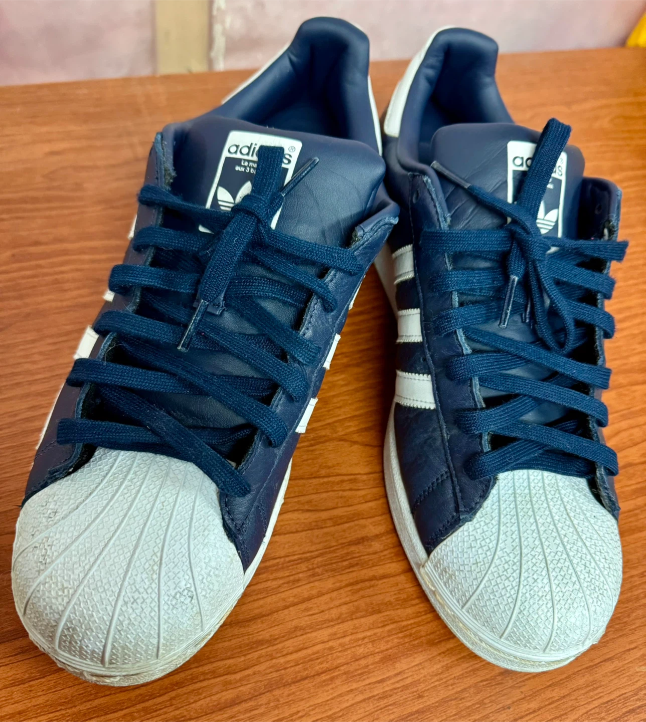 Adidas Superstar Navy Blue Sneakers - photo 2