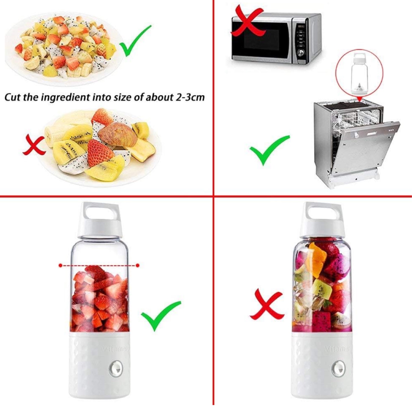 Vitamer Mini USB Rechargeable Juicer - photo 4
