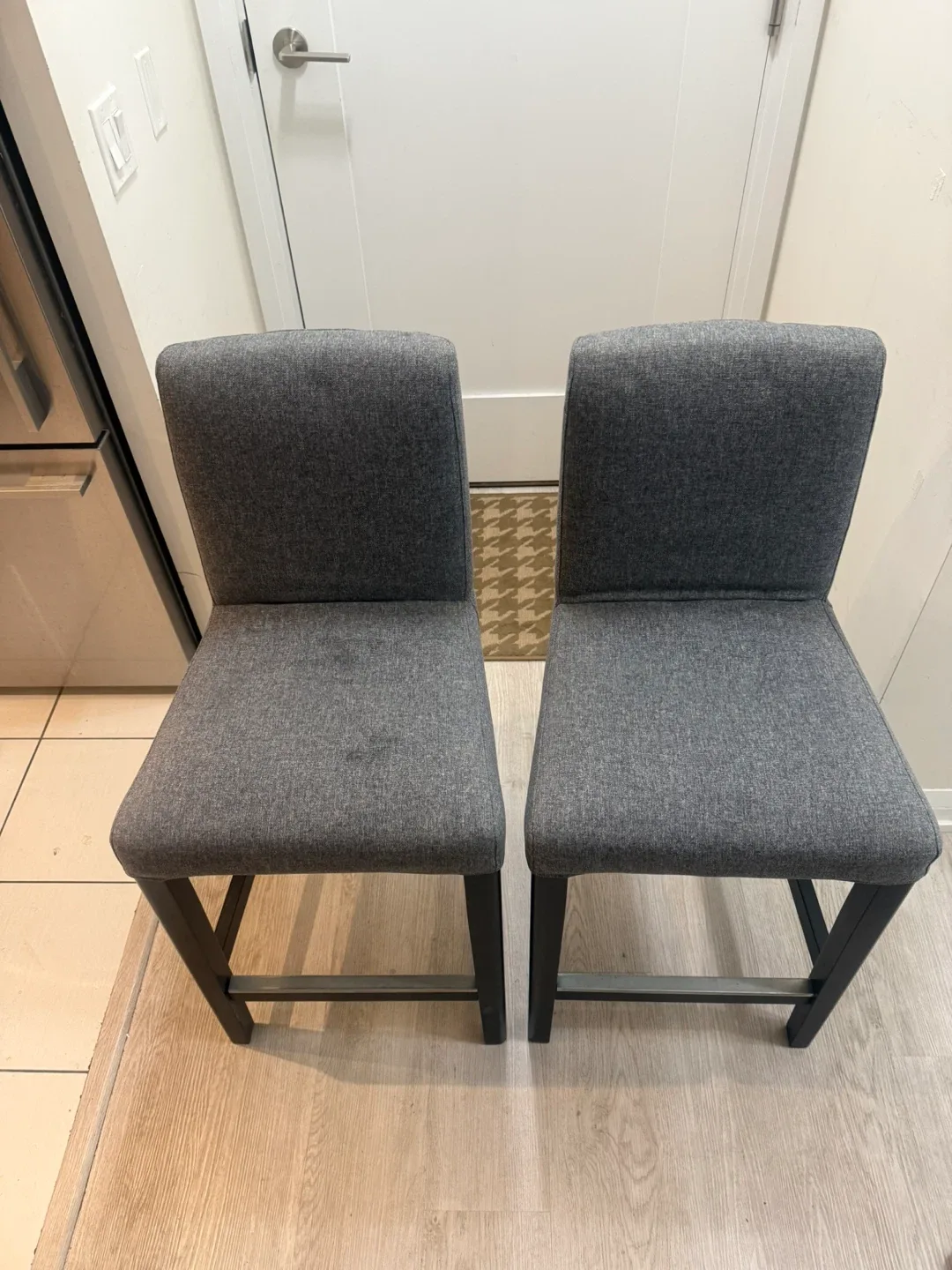 Bar stool/ island stool with backrest-ikea image indicator(2)