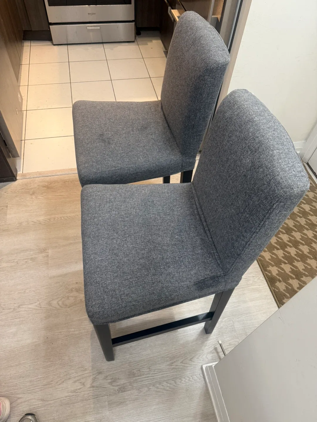 Bar stool/ island stool with backrest-ikea image indicator(3)