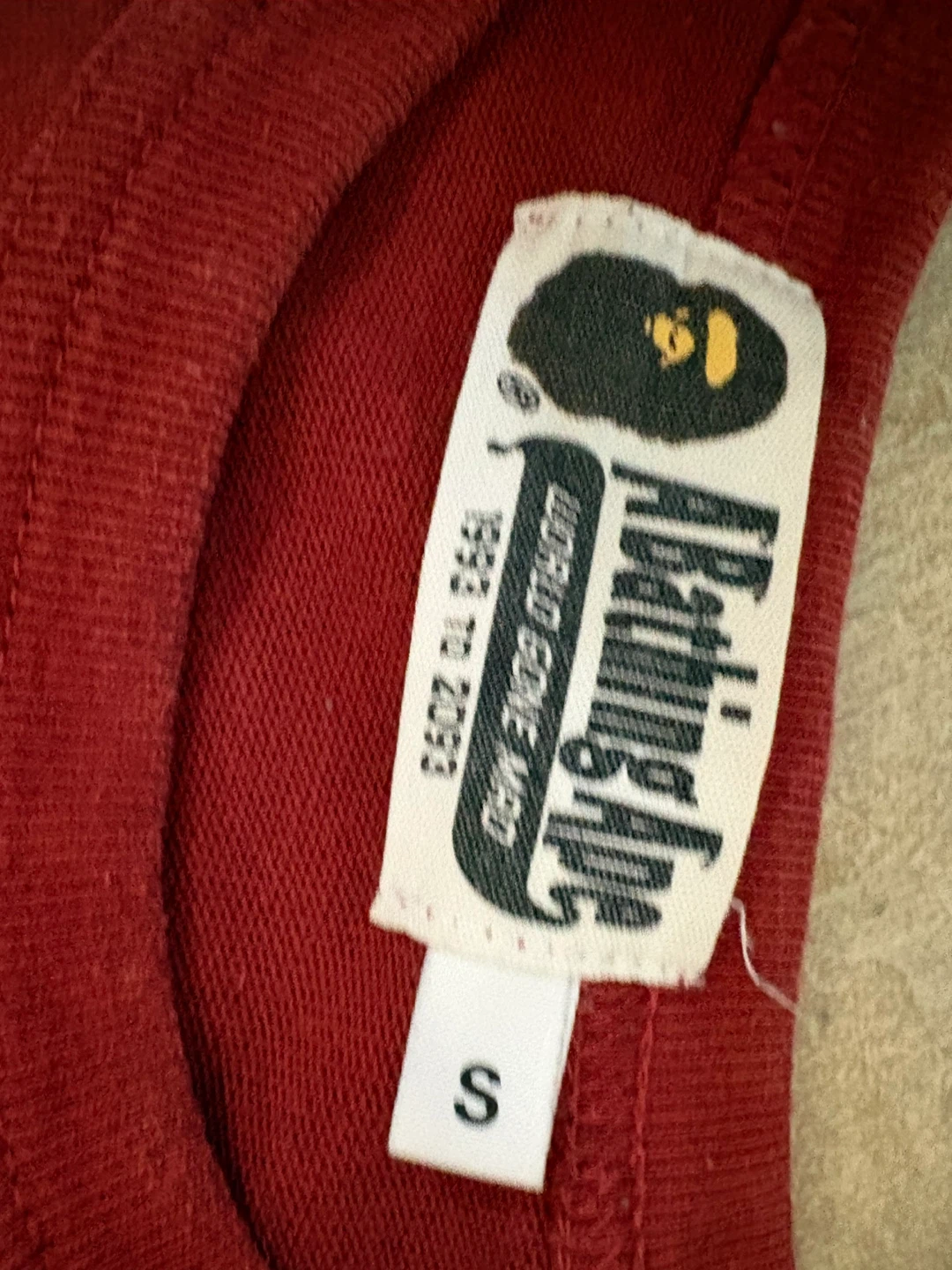 Red Bathing Ape Tee - Small - photo 5