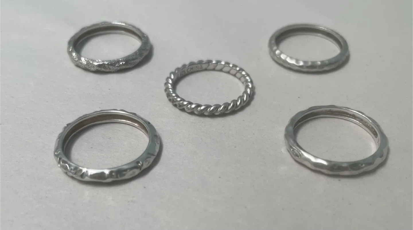 Sterling Silver Rings - Size 5 thumbnail