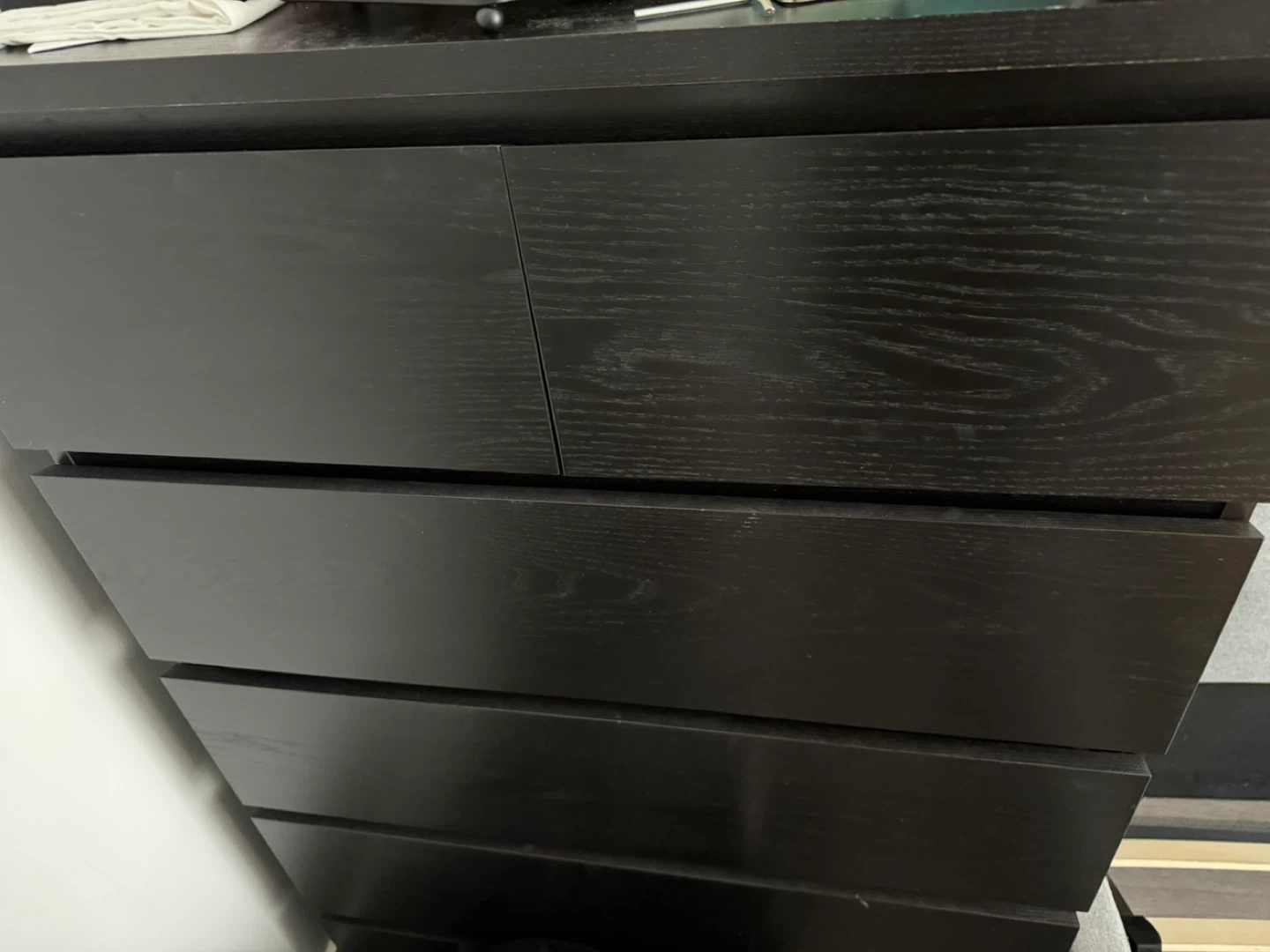 IKEA Hemnes Black-Brown 6-Drawer Dresser - photo 2