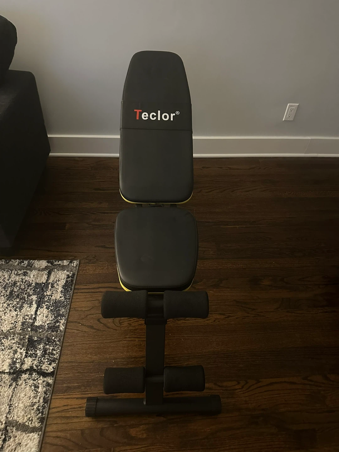 Teclor Weight Bench - Black - photo 3