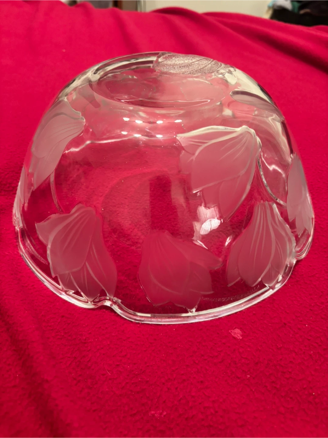 Floral Etched Bowl - photo 3