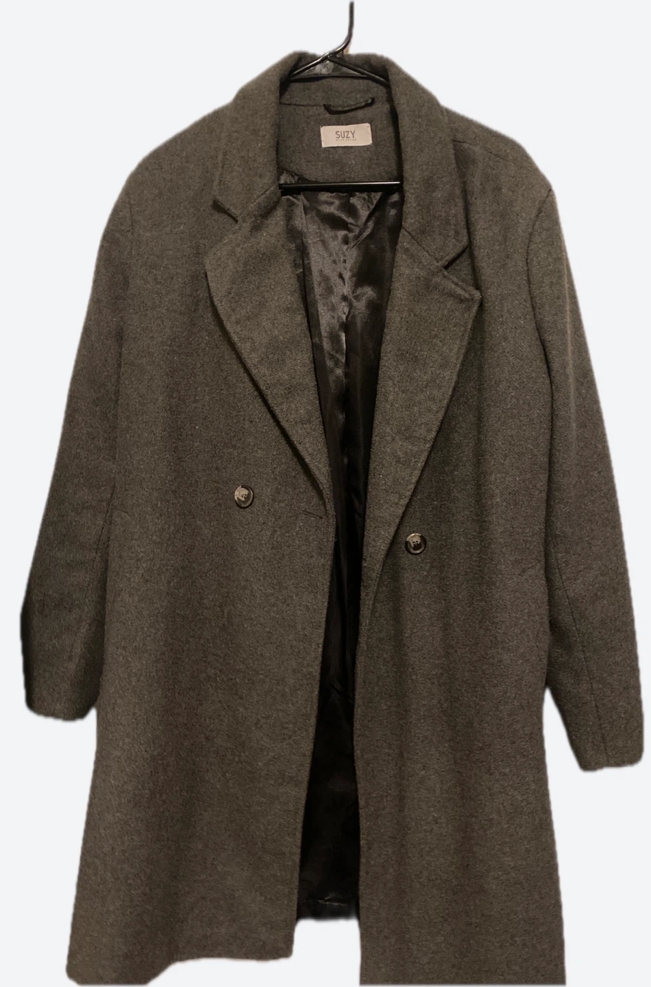 Suzy Wool Blend Overcoat - Size large - photo 2