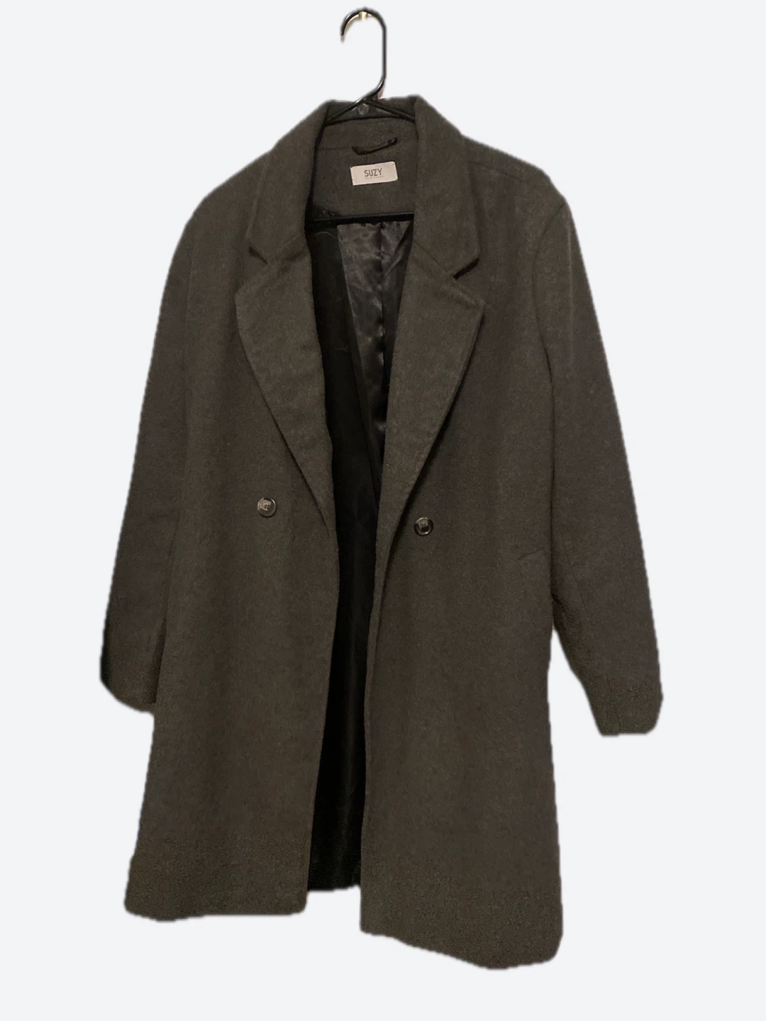 Suzy Wool Blend Overcoat - Size large - photo 5