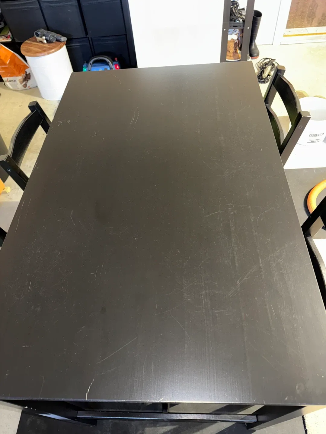 Black Dining Table with 4 Chairs image indicator(2)