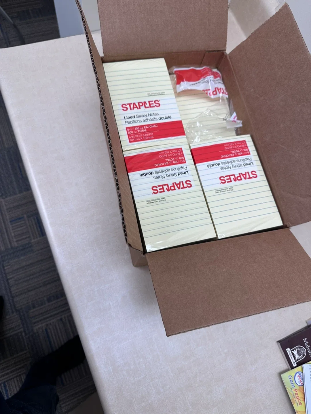 Staples Lined Sticky Notes - 5 Pads image indicator(7)