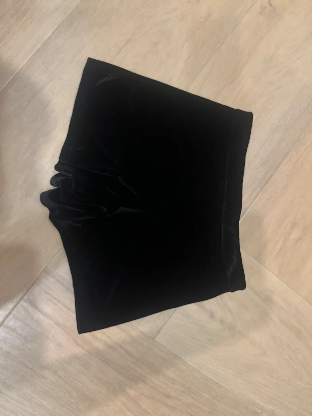 Atmosphere Black Velvet Shorts - Size UK10 or us 6 image indicator(2)