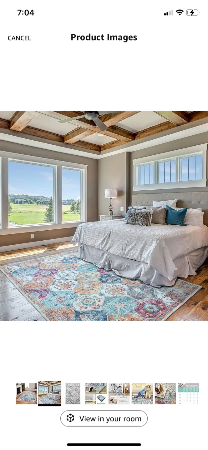 Mandala Area Rug 4 x 6 ft image indicator(4)