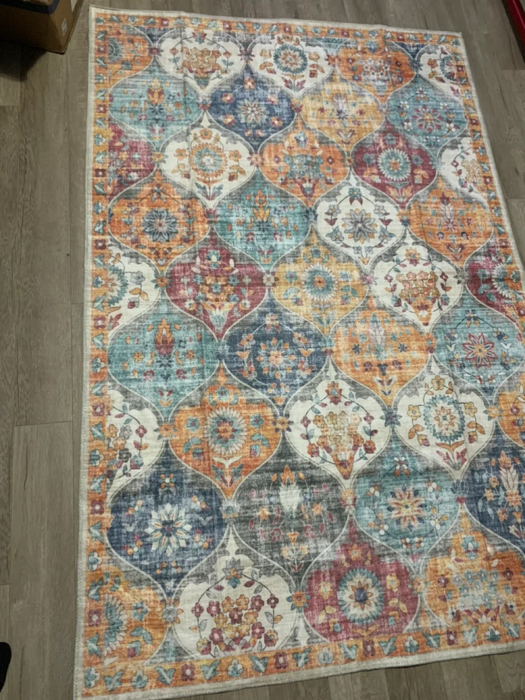 Mandala Area Rug 4 x 6 ft thumbnail