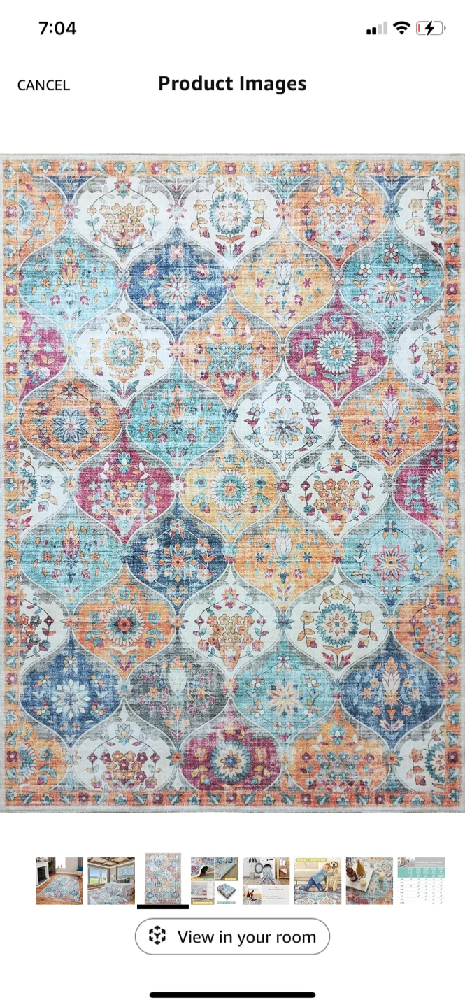 Mandala Area Rug 4 x 6 ft - photo 5