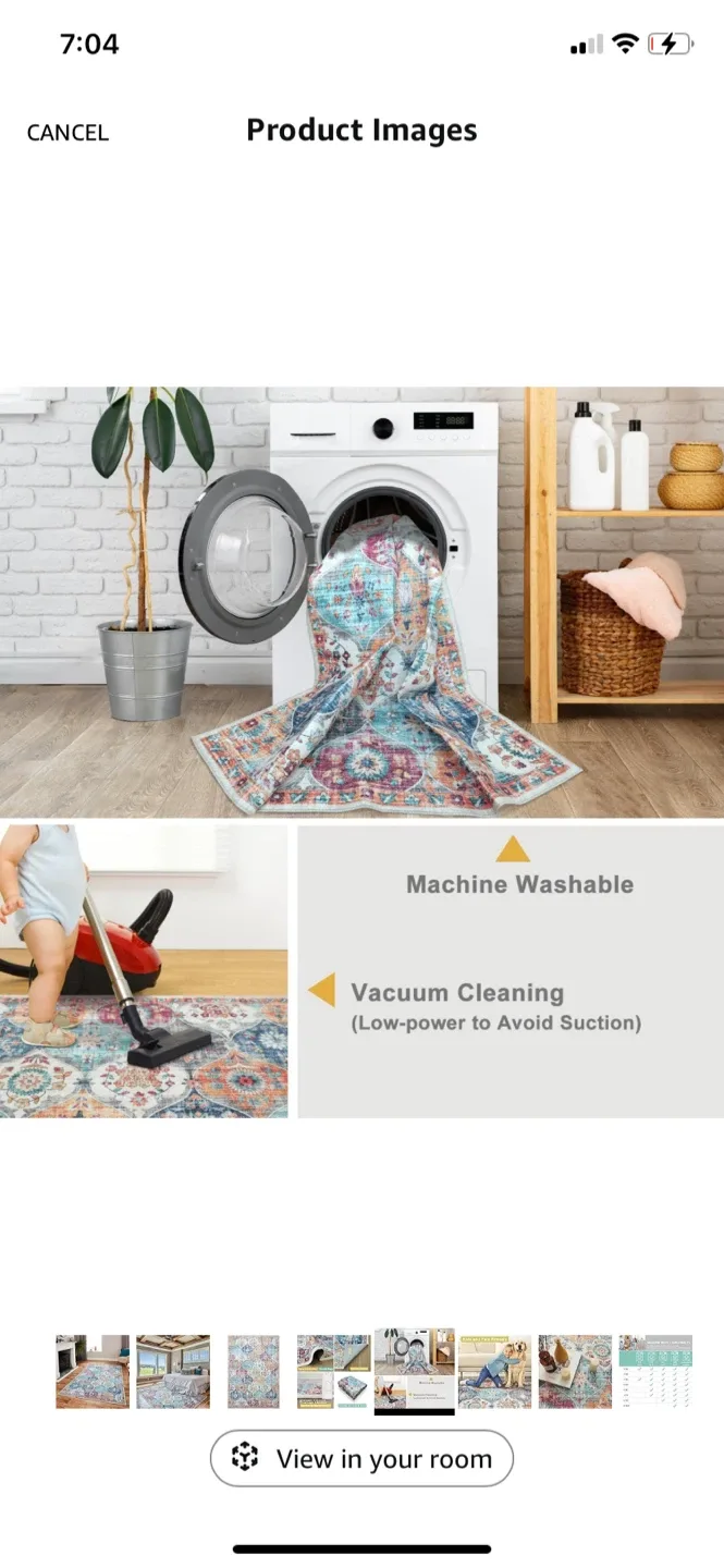 Mandala Area Rug 4 x 6 ft image indicator(8)