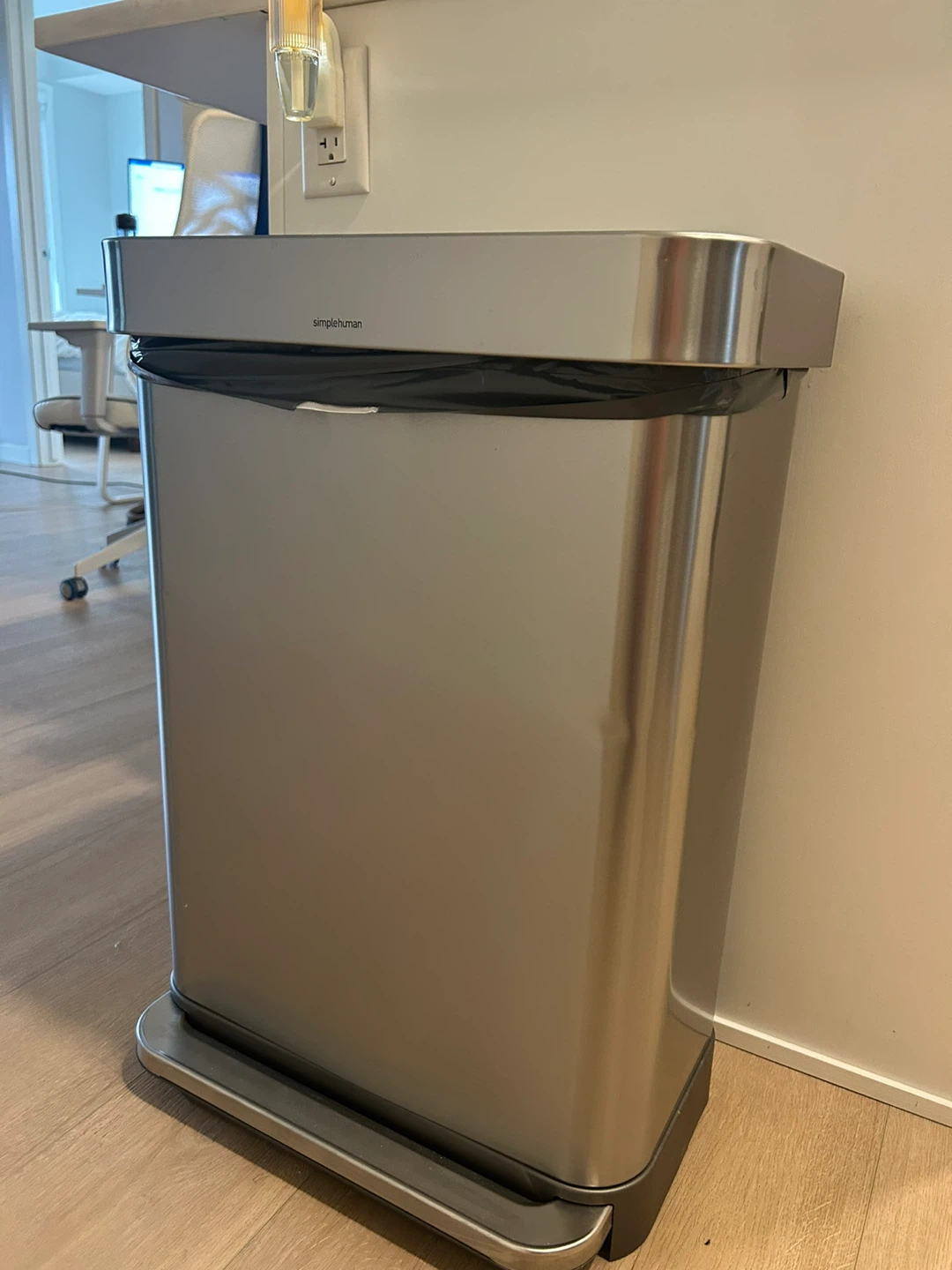 Simplehuman 58L Recycler Rectangular Step Can