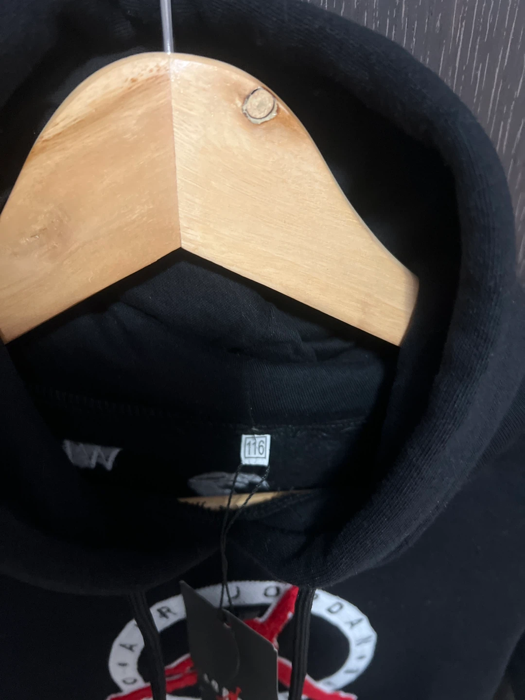 Jordan x Off-White Kids' Black Hoodie - Size 116 - photo 2