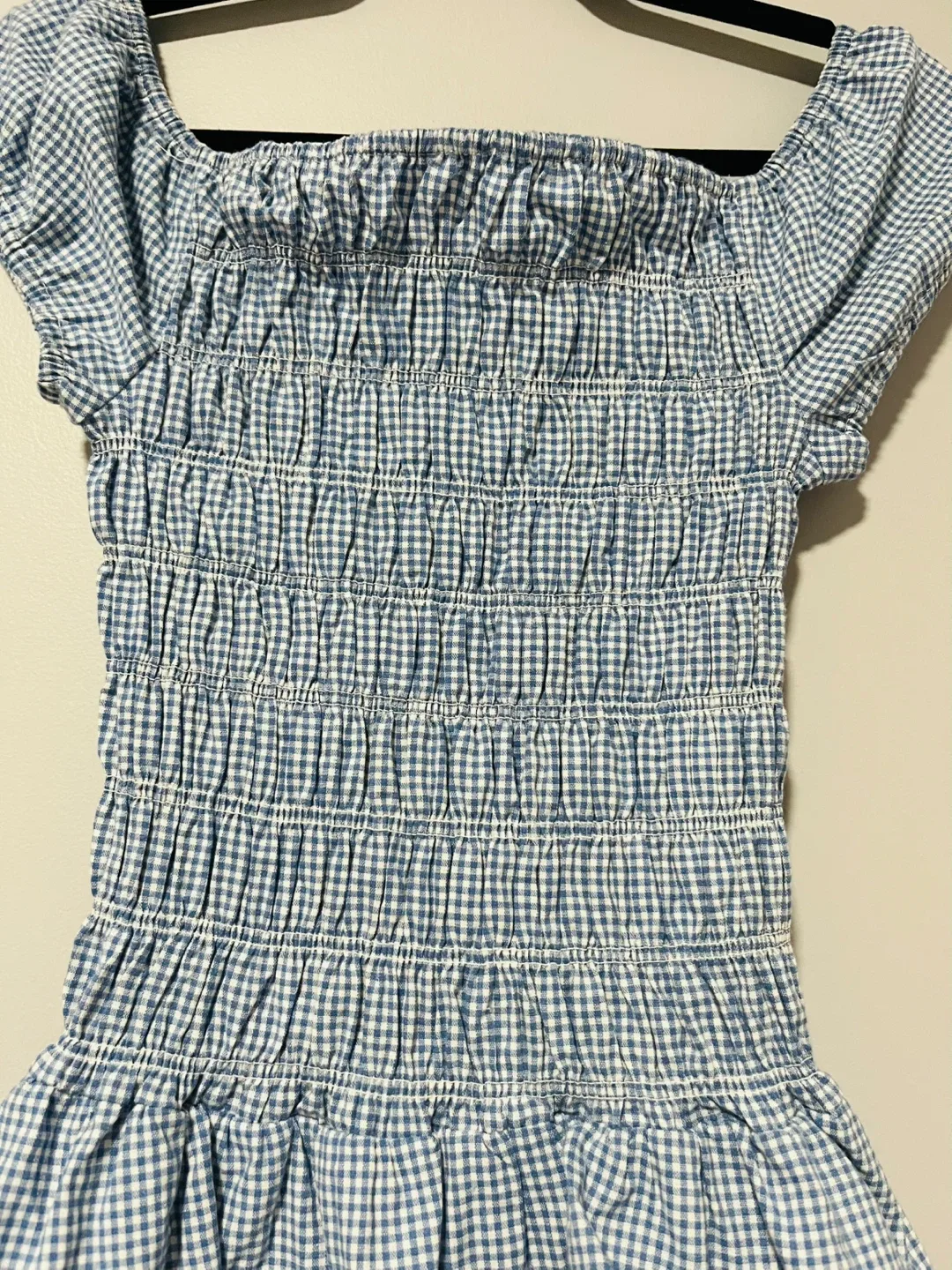 Kirious LA Blue Gingham Ruffle Dress - Size S image indicator(3)