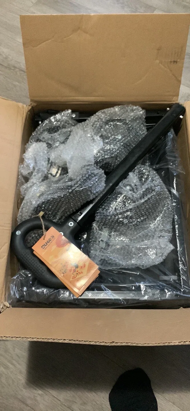 DUHKOI Collapsible Folding Wagon - Black image indicator(3)