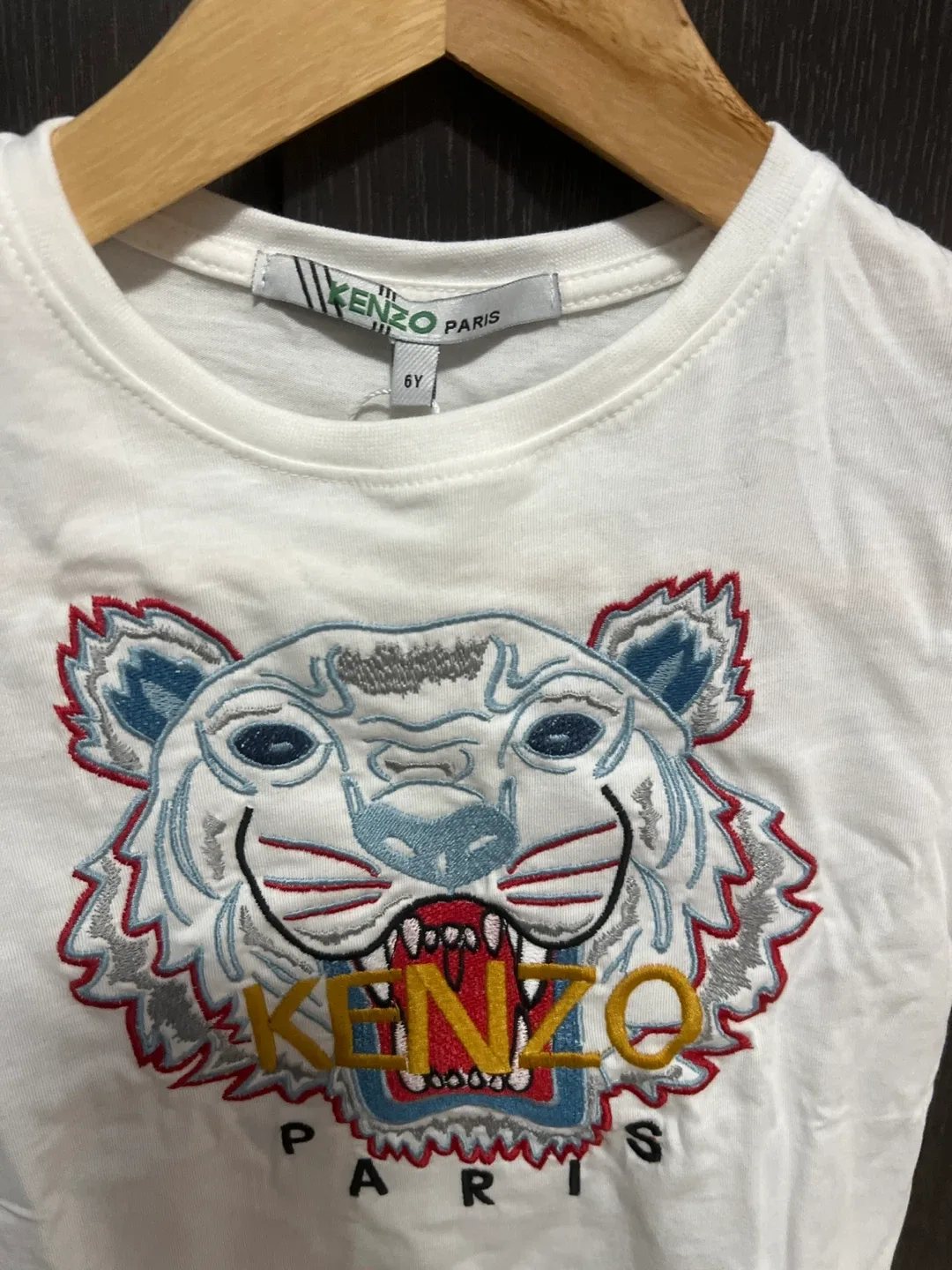 Kenzo Paris White T-Shirt - Size 6Y image indicator(2)