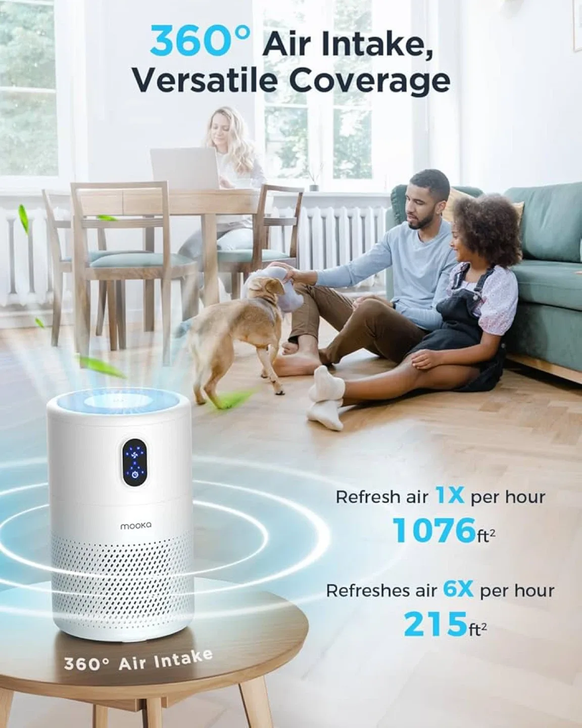 MOOKA Air Purifier B-D02L image indicator(5)
