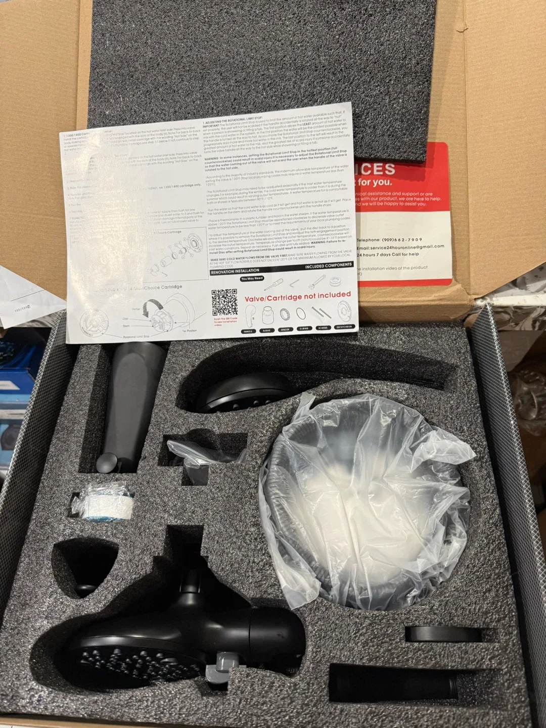 Replacement 5" Dual Shower Combo Trim Kit for Delta 13/14 Series image indicator(9)