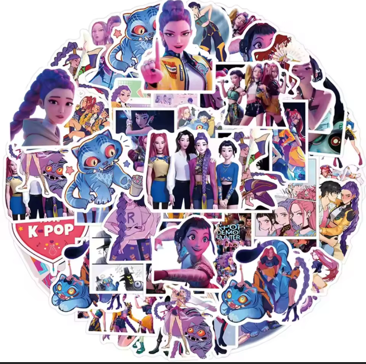 Brand new Pack of 50 KPOP DEMON HUNTERS Stickers