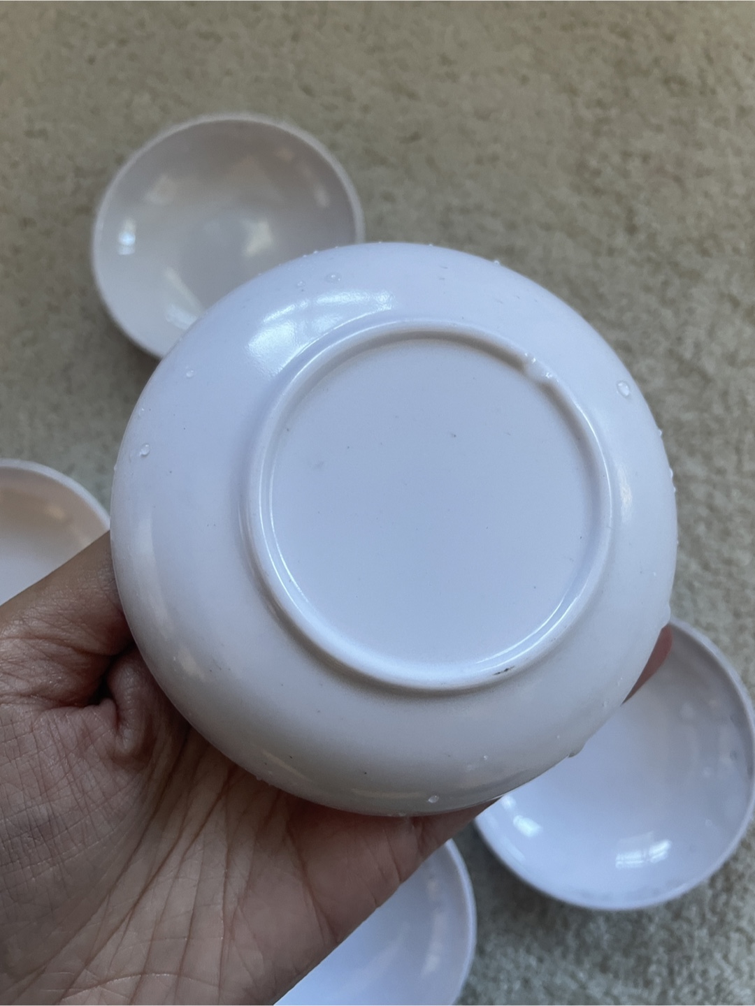 Set of 5 White Bowls - photo 2