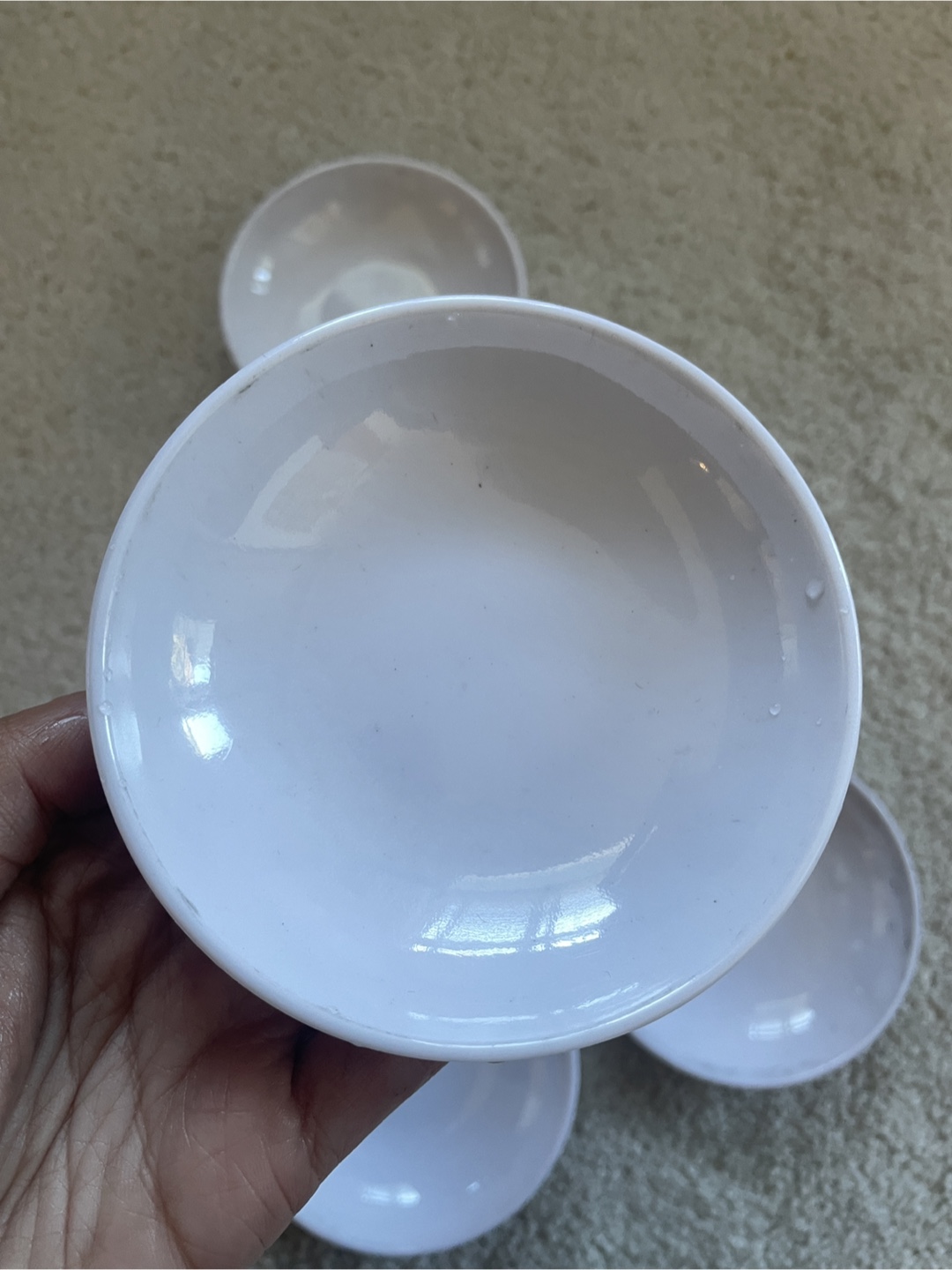 Set of 5 White Bowls - photo 3