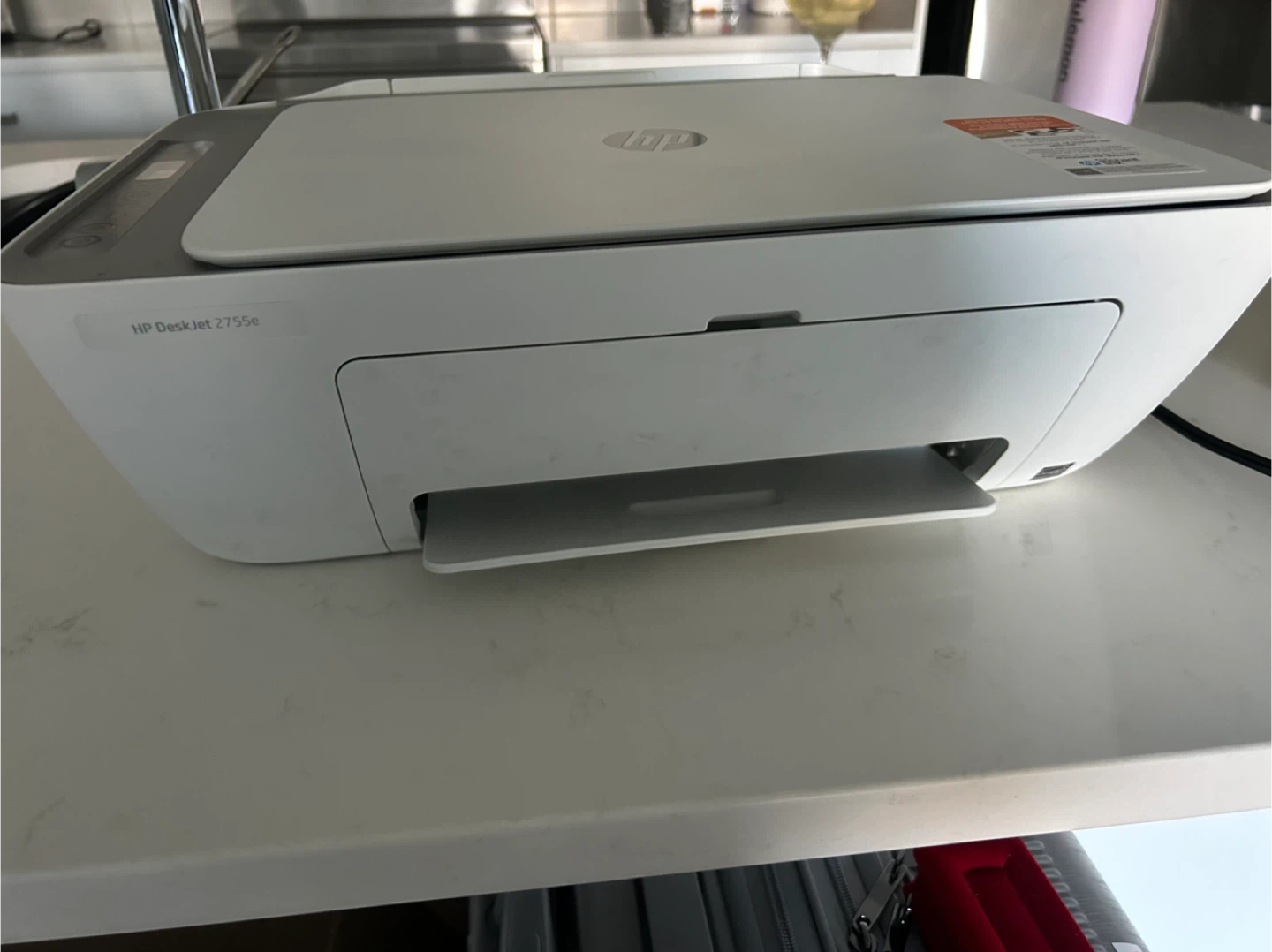 HP Deskjet 2755e White Printer - photo 3