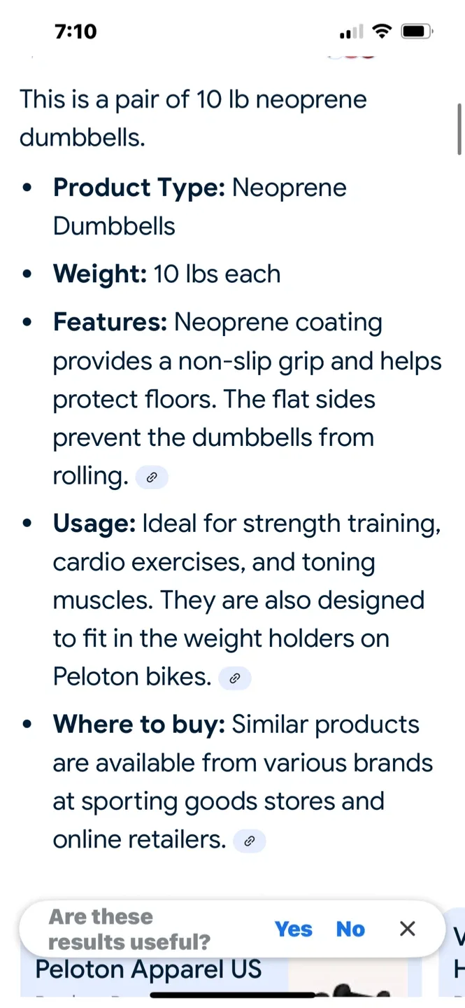 Pair of 10 lb Neoprene Dumbbells image indicator(4)